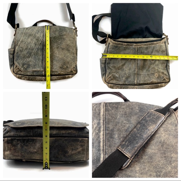 Wilsons Leather Pelle Studio Distressed Bag - Picture 4 of 8